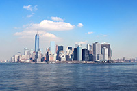 View of NYC skyline from Keansburg NJ